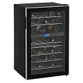 Avanti Dual-Zone 40-Bottle Wine Cooler - Black