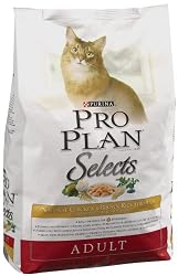 Pro Plan Selects Dry Cat Food, Adult Natural Chicken and Brown Rice Formula, 7 Pound Bag