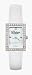 San Diego Padres Ladies Allure White Leather Strap Watch