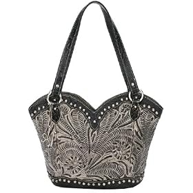 American West Boot Scoot Boogie Zip Top Tote