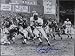 Jim Brown Autographed/Hand Signed Cleveland Browns 16x20 Photo (from Yankee Stadium) with HOF 71 Ins
