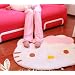Hello Kitty diecut face shape Area Rug 30 X 25 inches