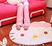 Hello Kitty diecut face shape Area Rug 30 X 25 inches