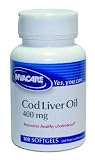 Invacare Cod Liver Oil 400 mg (A1,250 I.U./D 135 I.U.) Softgel