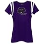 Baltimore Ravens Women's Vintage Helmet Tee, Large