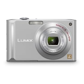 Panasonic Lumix DMC-FX55S 8.1MP Digital Camera with 3.6x Wide Angle MEGA Optical Image Stabilized Zoom (Silver)