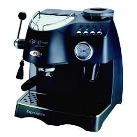 Espressione 1329 Cafe Roma Deluxe Espresso Machine with Built-in Grinder, Anthracite Grey