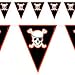 Pirate Skull Pennant Banner