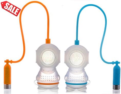 Wishstone Mr &amp; Mrs Deep Tea Scuba Diver Tea infuser Set of 2 - Good Addition To Shark Fin , Manatee , Yellow Submarine &amp; Nessie Loch Ness Monster Strainer Filter