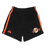 MLB San Francisco Giants Baby / Infant Comfortable Fit Cotton Shorts with Embroidered Logo - Black (Size: 24)