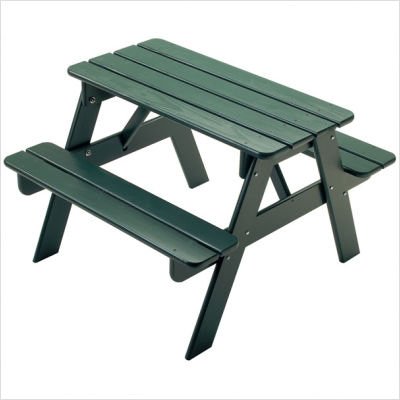 Kids' Picnic Table Finish: White