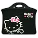 Auth Hello Kitty Laptop 15 Notebook Hand Bag Black