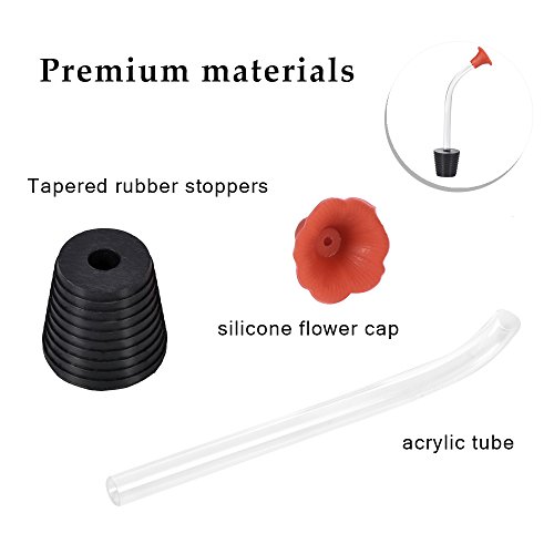 Mudder Hummingbird Feeder Tubes Stoppers Make Your Own Feeders Bird
