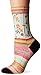 Stance Women's Lima Lights Floral Stripe Arch Support Tomboy Crew Sock