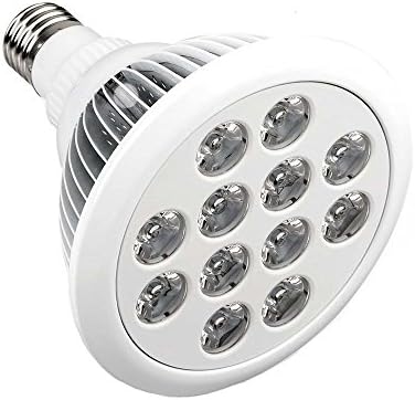 WishWorld Newest High Efficient Hydroponic LED Grow Light bulb, 12W E27 Plant Growing Lights System For Garden Greenhouse Home Basement and Hydroponic Aquatic Full Spectrum Growth Lamps in 3 Bands