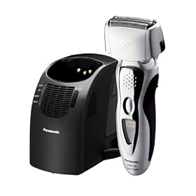 Panasonic ES8109S Men's 3-Blade (Arc 3) Wet/Dry Nanotech Rechargeable Electric Shaver with Vortex Cleaning System, Silver