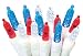Red White & Blue 7' Mini LED Sparkler Light String