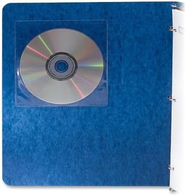 Wholesale CASE of 25 - Fellowes Self-adhesive CD/DVD Poly Holder-Self-Adhesive CD Holders,5-3/8"x1/32"x5-3/8",5/PK,Clear