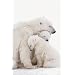 Polar Bear Family (Mom and Cubs) Art Poster Print - 24x36 Poster Print, 24x36 Poster Print, 24x36
