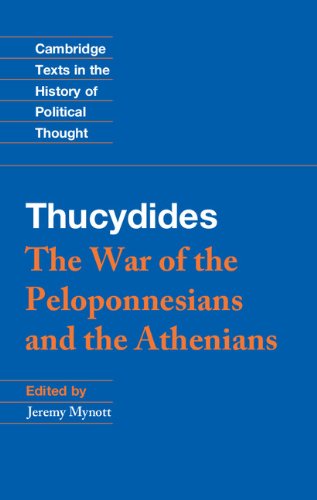Thucydides (Cambridge Texts in the History of Political Thought)