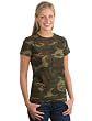 Ladies Camo Perfect Weight District Tee