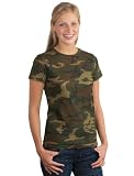 Ladies Camo Perfect Weight District Tee