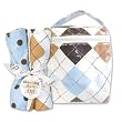 Blooming Bouquet Gift Sets - PREP SCHOOL BLUE - Bottle Bag & Burp Set