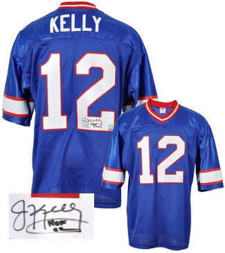 Jim Kelly Signed Buffalo Bills Jersey - HOF 02