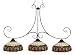 Z-Lite 114SB-D14 Plantages 57-Inch 3-Light Billiard / Island Fixture with Tiffany Shades