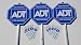 3 Authentic ADT Home Security Alarm System Yard Signs & 10 ADT Double Sided Window Stickers Decals Not Brinks