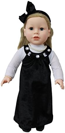 10 piece SHABBAT ROBE clothing set. Including Head bend, Shoes &amp; Socks, Jewelry, Hanger &amp; garment bag. Fits a 18'' American girl doll