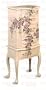 Coaster Jewelry Armoire, Ivory Finish Wood with Hand Painted Roses Floral