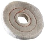 Dico 527-60-6 Canton Flannel 6-Inch Diameter 1/2-Inch Thick Buffing Wheel