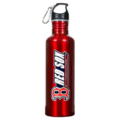 MLB Boston Red Sox Red Stainless Steel Water Bottle