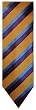 Men's David Donahue Neck Tie Yellow with Blue and Red Stripes