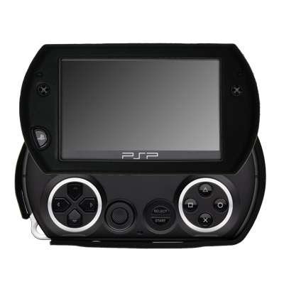 Premium Black Silicone Gel Skin Soft Cover Case for Sony PSP Go [Accessory Export Packaging]