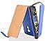 HTC ONE MAX (T6) case , CADORABO ONE MAX - T6 Case FLIP Style [BLUE] Premium PU leather Case Flip Cover for HTC ONE MAX (T6)- BLUE [Lifetime Warranty]