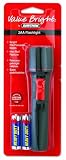 Rayovac E2AA-B Flashlight, Value Bright, 2 AA Batteries Included, Colors May Vary