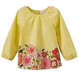 Toddler Girls' Genuine Kids from OshKosh Gathered Neck Top with Border - Yellow