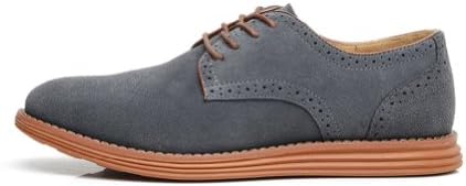 BattleFire Dull Polish Leisure Leather British Wind Men Shoes Gray Size 10.5 B(M) US/44.5 EUR/10.0 B(M) UK/28.5CM Length