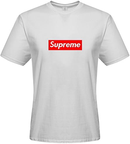DIY Men's Tshirts,Custom Supreme T-shirts,(White Medium)