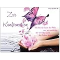 Konfirmationskarte Konfirmation Wasser Schmetterling Gl�ckwunschkarte Karte Geschenk Geldkarte Gutschein Einladungskarte Einladung Postkarte mit wei�em Umschlag 139mm x 107 mm Text: Zur Konfirmation "Ich bin das Licht der Welt, wer mir nachfolgt der wird das Licht des Lebens haben." (weitere Karten und Artikel finden Sie unter "Wenke M." - einfach anklicken - oder suchen Sie nach Gl�ckwunschkarte in "Alle Kategorien")