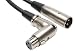 Hosa XFF-105 5 ft. Right-Angle XLR3F to XLR3M