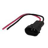 uxcell H11ヘッドライトソケット　アダプター　コネクター　ワイヤプラグ　ワイヤハーネス