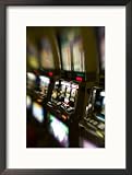 Slot Machines, Luxor Casino, Las Vegas, Nevada, USA Framed Photographic Poster Print by Walter Bibikow, 17x21