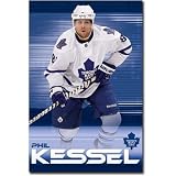 Professionally Framed Toronto Maple Leafs Phil Kessel Sports Poster Print - 22x34 with RichAndFramous Black Wood Frame