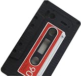 Produkt-Bild: MaryCom Retro Silikon Case im Tape Kassetten Design schwarz f&uuml;r das HTC Sensation & Sensation XE / KS SENS
