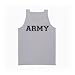 Athletic ARMY Tank Top - Military Style Physical Training Tank in gray