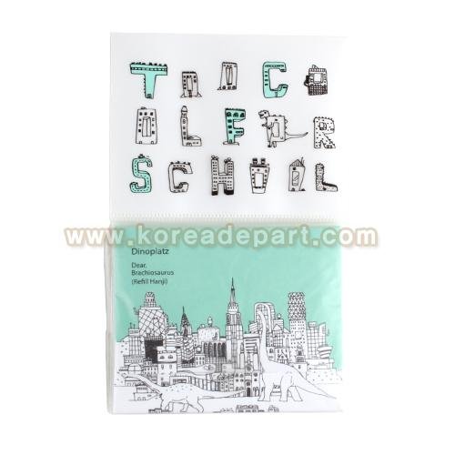 too cool for school Dinoplatz Dear Brachiosaurus - Refill (50P*3set) Korean Beauty [Imported]