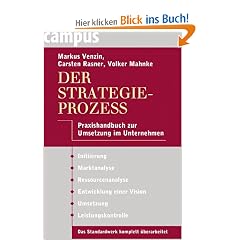 Der Strategieprozess: Praxishandbuch zur Umsetzung im Unternehmen